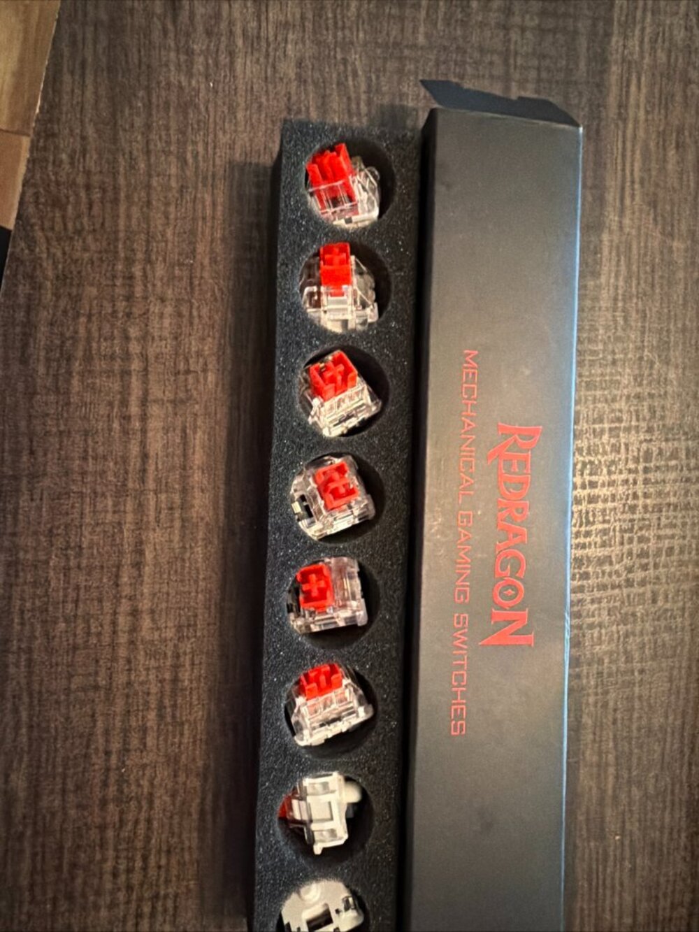Redragon Mechanical Gaming Switches (Set Of 8, Red).  Brand New in Original Box.